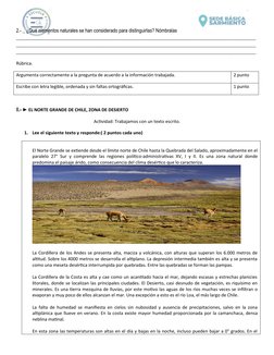 2.- _ ¿Qué elementos naturales se han considerado para distinguirlas? Nómbralas 
____________________________________________