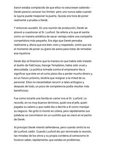Aaron estaba complacido de que ellos
no estuviesen saliendo -
Derek parecía conocer los límites-
pero uno nunca sabe cuando
l