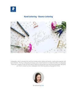 Bounce Lettering Practice Guide | PDF