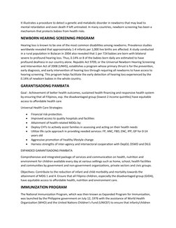 DOH Maternal and Child Health Programs | PDF | Social Science | Self ...