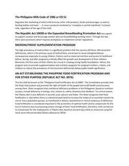 DOH Maternal and Child Health Programs | PDF | Social Science | Self ...