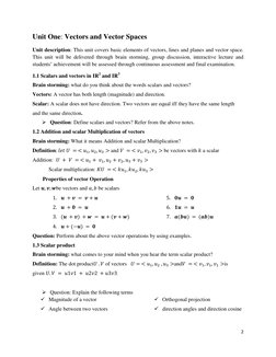 Applied Mathematics I Course Module | PDF | Matrix (Mathematics ...