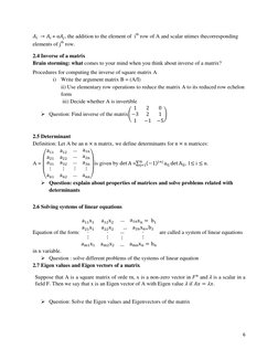 Applied Mathematics I Course Module | PDF | Matrix (Mathematics ...