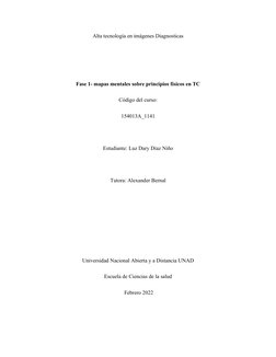 Alta tecnología en imágenes Diagnosticas
Fase 1- mapas mentales sobre principios físicos en TC
Código del curso: 
154013A_114