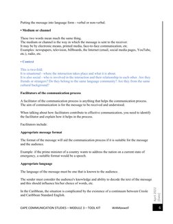CAPE Communication Studies Module 3 Guide | PDF | Art