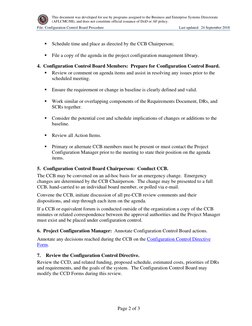Configuration Control Board Procedure | PDF | Business | Computing