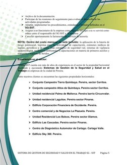 Archivo de la documentación.
Participar de las reuniones de seguimiento para evaluar el desarrollo de las 
actividades prog