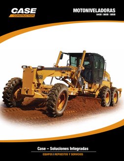 motoniveladoras 
845B | 865B | 885B
Case – Soluciones Integradas
EQUIPOS | REPUESTOS Y SERVICIOS
