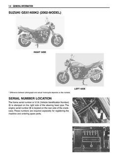 SUZUKI GSX1400/Z サービスマニュアル Webike | SUZUKI スズキ サービスマニュアル GSX1400(99600-39223-000