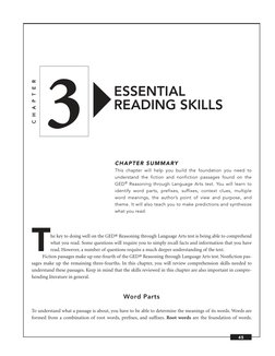 C H A P T E R
3 
ESSENTIAL 
READING SKILLS