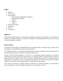 Índice.

Objetivos

Marco teórico

Procedimiento 
•
Procesamiento de diagramas de máquinas
•
Orden del procedimiento
•
Tab