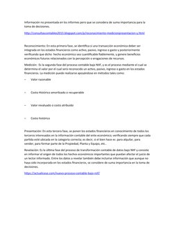 Información no presentada en los informes pero que se considera de suma importancia para la 
toma de decisiones.
http://consu