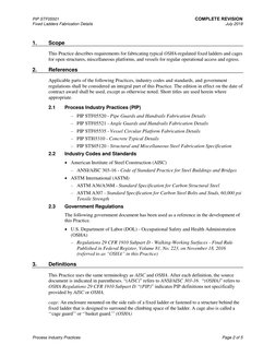 PIP STF05501 Fixed Ladders Fabrication Details | PDF | Specification ...