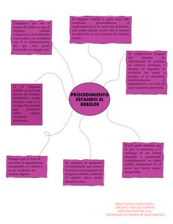 PROCEDIMIENTO 
ESTANDO EL 
REBELDE 
Si 
el 
litigante 
rebelde se presenta 
dentro del término 
probatorio, tendrá 
derecho