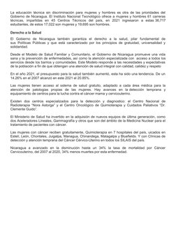 Derechos de las Mujeres en Nicaragua | PDF | La violencia contra las ...