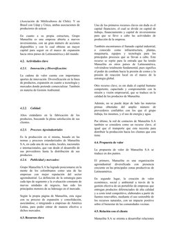 (Asociación  de  Mitilicultores  de  Chile). Y  en
Brasil con Udop y Única, ambas asociaciones de
productores de azúcar. 
En