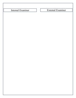 Internal Examiner
External Examiner
