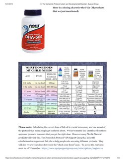 Nemechek Protocol: Dosage Guide for Autism | PDF | Fish Oil | Omega 3 ...
