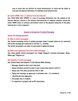 even in areas that are difficult for wired infrastructure to reach and the ability to
overcome the physical limitations of tr