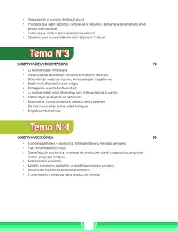 •
Defendiendo lo nuestro: Política Cultural
•
Principios que rigen la política cultural de la República Bolivariana de Venezu