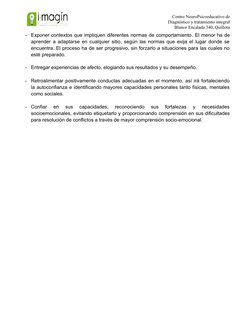 Centro NeuroPsicoeducativo de 
Diagnóstico y tratamiento integral
Blanco Encalada 340, Quillota
-
Exponer contextos que impli