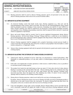 Abrasive Blasting Safety Guidelines | PDF | Personal Protective ...
