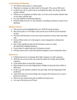 Goal Setting and Planning

We all have daily goals or weekly goals.

Therefore to manage our daily tasks for the goals. We