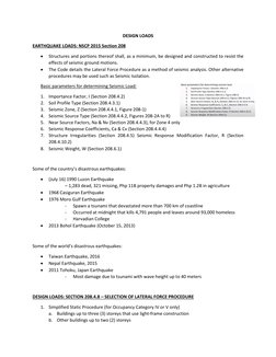NSCP 2015 Earthquake Load Design Guidelines | PDF | Earthquakes ...