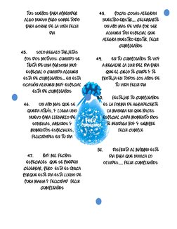 tus sueños para aprender 
algo nuevo pero sobre todo 
para gozar de la vida feliz 
dia 
 
 
45. 
Solo regalo tarjetas 
pos do