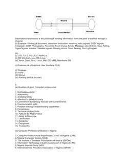 Data Processing Exam Questions 2024 | PDF | Computer Data Storage ...