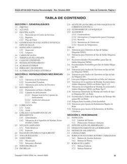 EASA AR100-2020 Práctica Recomendada - Rev. Octubre 2020
3
Copyright © 2020, EASA, Inc. (Version 0920)
TABLA DE CONTENIDO
Tab