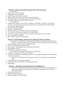 NBC Building Classification Overview | PDF | Apartment