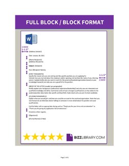 Block Format Letter Guide | PDF | Paragraph | Cognition