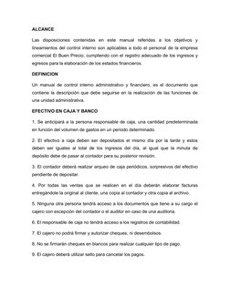 Manual de Control Interno Empresarial | PDF | Contabilidad | Business