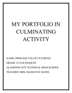 Grade 12 Culminating Activity Portfolio | PDF | Poverty | Poverty ...