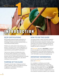 2
HOW TO USE THIS GUIDE
This guide provides in-depth information regarding 
the application process, examination process, and