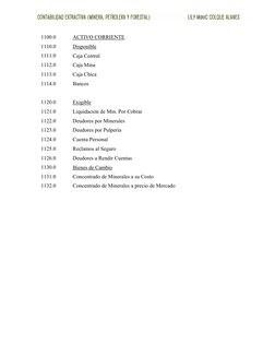 1100.0
1110.0
1111.0
1112.0
1113.0
1114.0
1120.0
1121.0
1122.0
1123.0
1124.0
1125.0
1126.0
1130.0
1131.0
1132.0
ACTIVO CORRIE