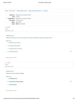 6/25/22, 8:56 PM
Final Exam (http://semestral.amaes.com/2122/mod/quiz/view.php?id=3208): Attempt review
semestral.amaes.com/2