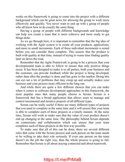 works on this framework is going to come into the project with a different
background which can be great news for allowing th