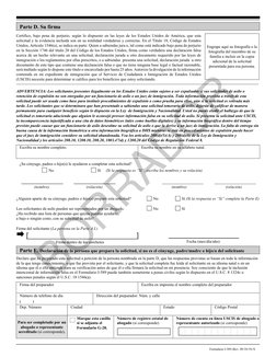 Formulario I-589 (Rev. 09/10/19) N
 
Certifico, bajo pena de perjurio, según lo dispuesto en las leyes de los Estados Unidos