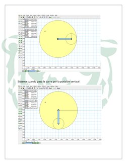  
 
 
 
Sistema cuando pasa la barra por la posición vertical 
 
 
