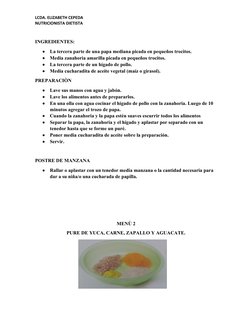 Recetas de Papillas para Adultos Mayores | PDF | Alimentos | Cocina