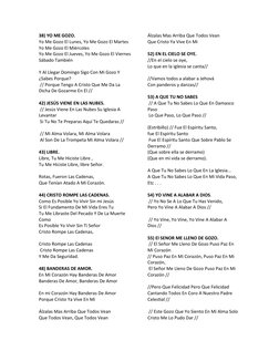 38) YO ME GOZO. 
Yo Me Gozo El Lunes, Yo Me Gozo El Martes
Yo Me Gozo El Miércoles
Yo Me Gozo El Jueves, Yo Me Gozo El Vierne
