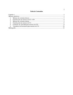 2 
 
Tabla de Contenidos 
 
Capítulo 1 ......................................................................................