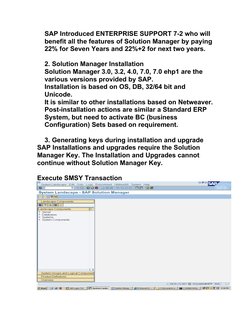 Overview of SAP Solution Manager | PDF | Sap Se | Service Level Agreement