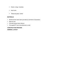 Rebar Cage Assembly Method Statement | PDF | Concrete | Personal ...