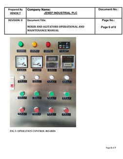 Mixer and Agitator Maintenance Guide | PDF | Equipment | Industrial ...