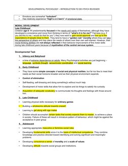 Developmental Psychology Overview | PDF | Developmental Psychology ...