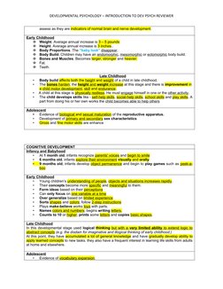 Developmental Psychology Overview | PDF | Developmental Psychology ...