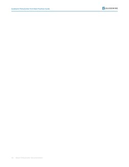 Guidewire PolicyCenter 9.0.6 Best Practices Guide
10
About PolicyCenter documentation
